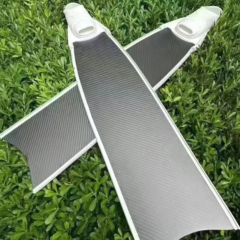 Fin Diving Blade - ฟินดำน้ำคาร์บอนไฟเบอร์แบบยาว ใบพัดดำน้ำสำหรับสเปียร์ฟิชชิ่ง ฟินดำน้ำสำหรับดำน้ำและว่ายน้ำ