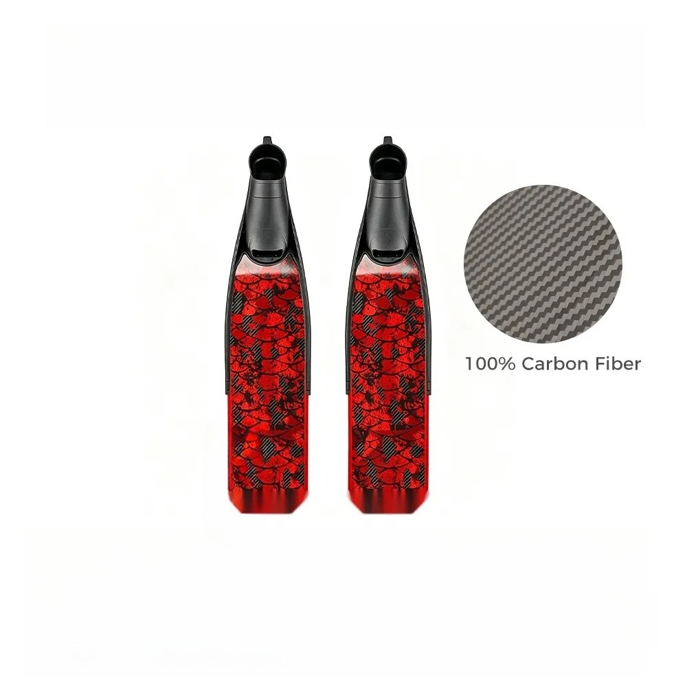 ฟินดำน้ำฟรีไดวิ่งคาร์บอนไฟเบอร - Fin Diving Blade บทวิจารณ์และราคา