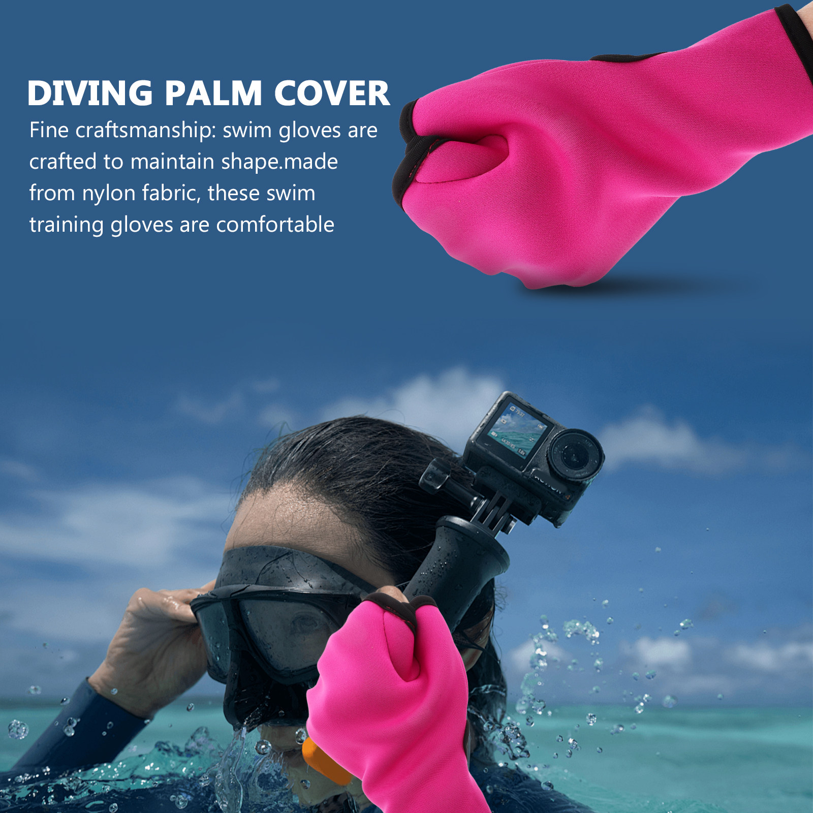 ถุงมือกีฬาทางน้ำ 1 คู่ ทำจากไน - Aquatic Sports And Scuba บทวิจารณ์และราคา